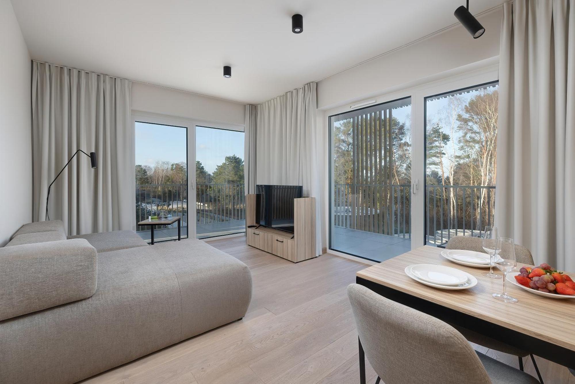 Wyspa Uznam Promenada Apartament Na Wydmie Swinemünde Exterior foto